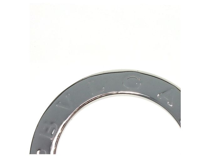 Bulgari Collana Logo Circle BVLGARI in oro bianco 18K - vista 9