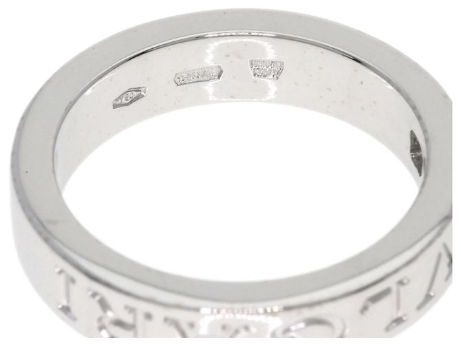 Bulgari Bvlgari Double Logo 1P Diamantring aus 18K Weißgold - Ansicht 5