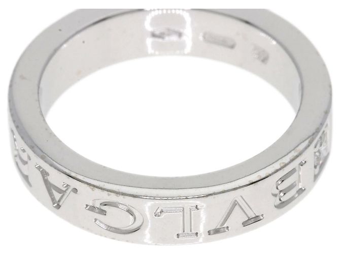 Bulgari Bvlgari Double Logo 1P Diamantring aus 18K Weißgold - Ansicht 7
