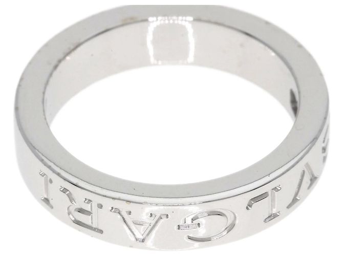 Bulgari Bvlgari Double Logo 1P Diamantring aus 18K Weißgold - Ansicht 8