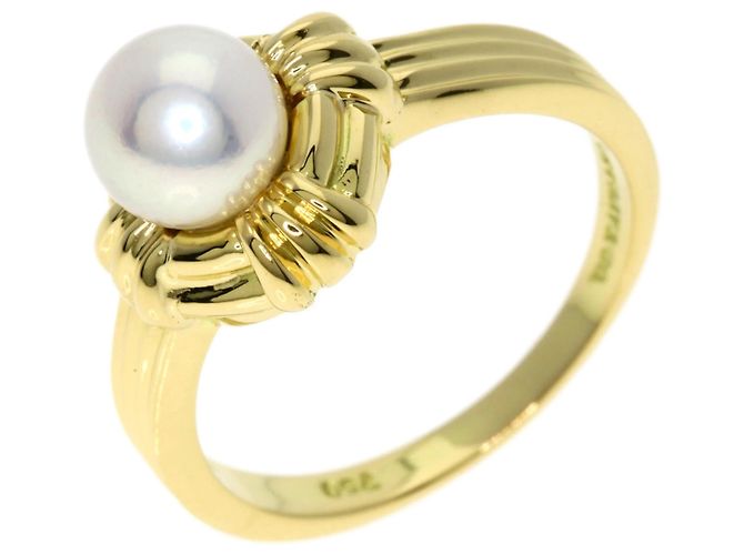 Perlenring aus 18K Gelbgold Tiffany & Co. - Ansicht 2