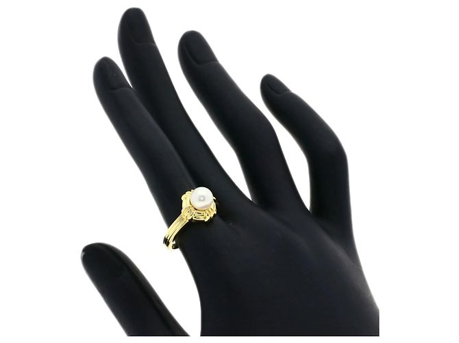 Perlenring aus 18K Gelbgold Tiffany & Co. - Ansicht 7