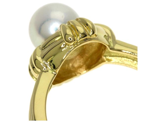 Perlenring aus 18K Gelbgold Tiffany & Co. - Ansicht 8