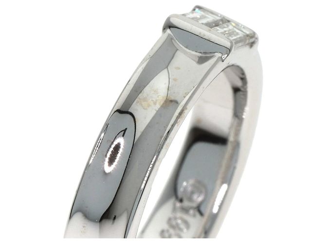 Anillo de diamante en oro blanco de 18K de Tiffany & Co. apilable - vista 7