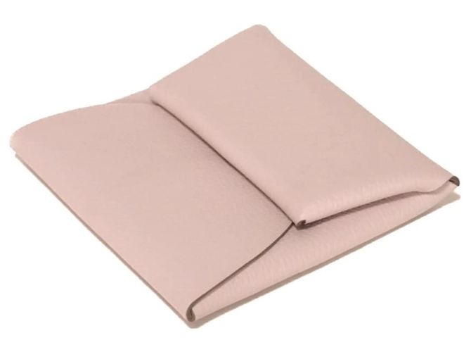 Hermès Hermes Bastia Evercolor Coin Case Pink - view 4