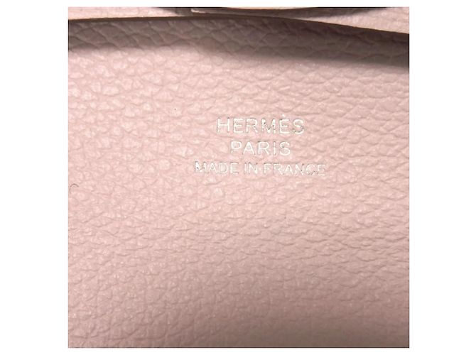 Hermès Hermes Bastia Evercolor Coin Case Pink - view 6