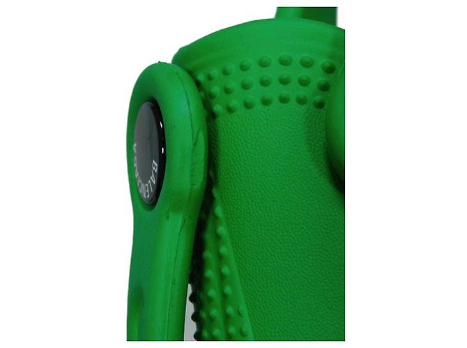 Borsa a Spalla in Gomma Verde Balenciaga - vista 10