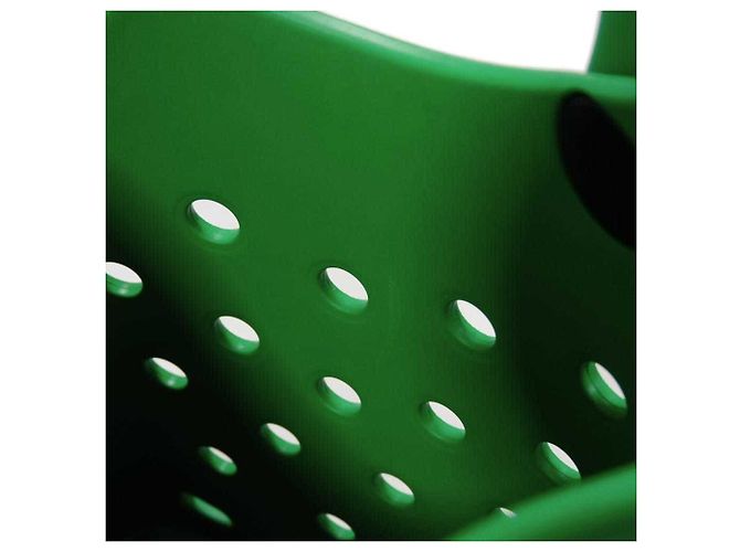 Borsa a Spalla in Gomma Verde Balenciaga - vista 6
