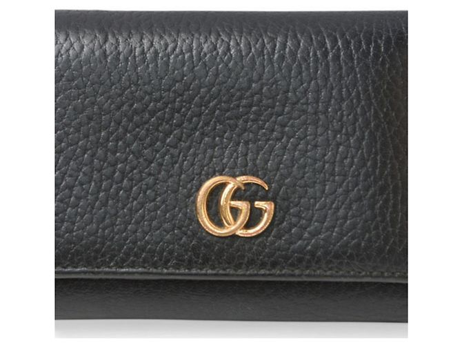 Marmont Cartera Mini Tri-fold Gucci en Negro - vista 2