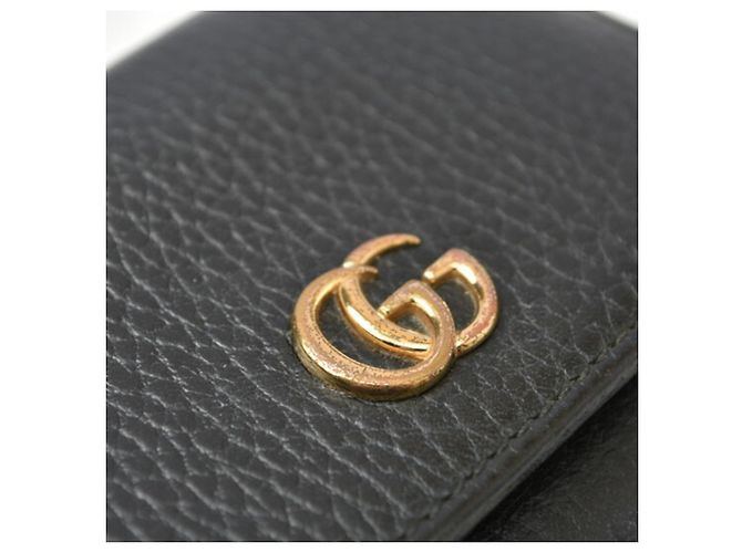 Marmont Cartera Mini Tri-fold Gucci en Negro - vista 4
