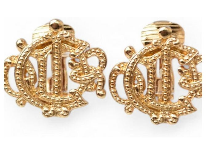 Orecchini a clip in oro Christian Dior D'oro - vista 2