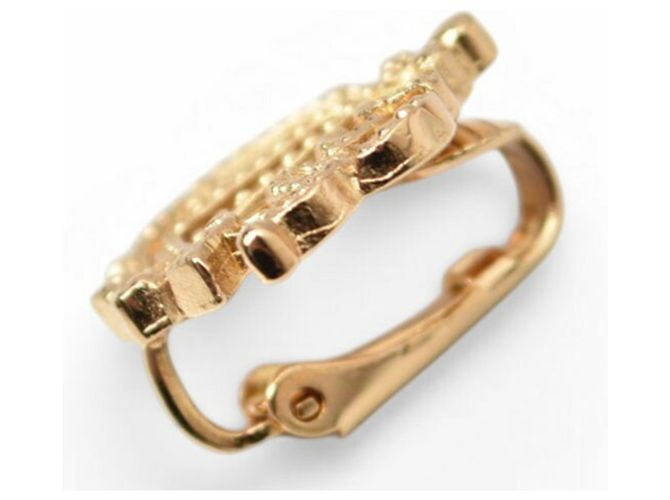 Orecchini a clip in oro Christian Dior D'oro - vista 3