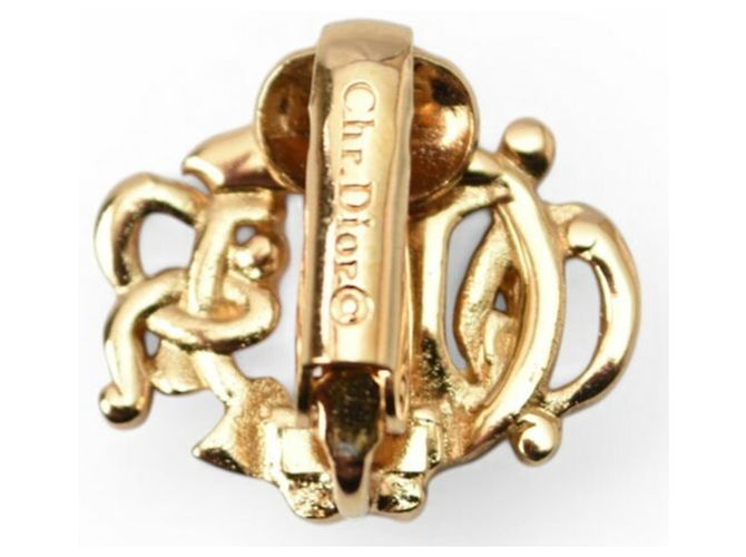 Orecchini a clip in oro Christian Dior D'oro - vista 4