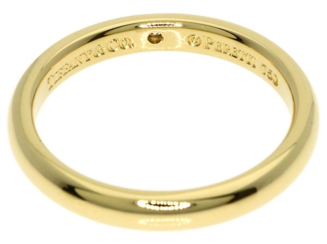 Fede nuziale in oro giallo 18K Tiffany & Co. - vista 4