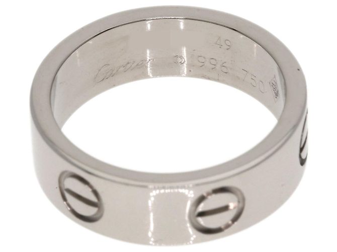 Anello Love Cartier in oro bianco 18K - vista 4