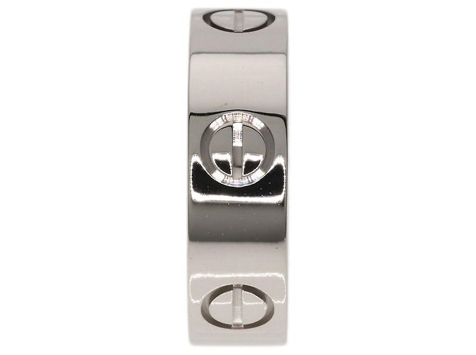 Anello Love Cartier in oro bianco 18K - vista 3