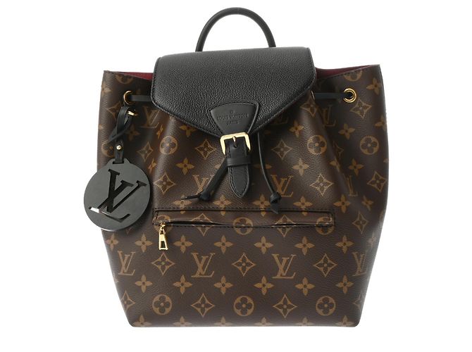 Louis Vuitton Monogram Montsouris NM PM Canvas Rucksack Braun Monogramm - Ansicht 2