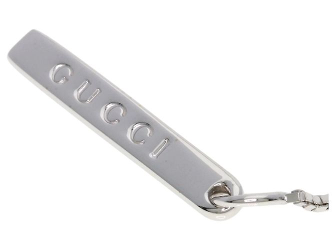 Collana Lariat Gucci in Oro Bianco 18K - vista 4