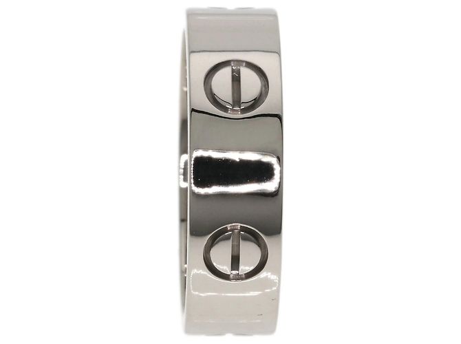 Anello Cartier Love #58 in oro bianco 18K - vista 3