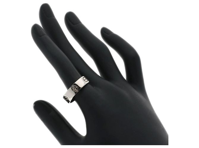 Anello Cartier Love #58 in oro bianco 18K - vista 5