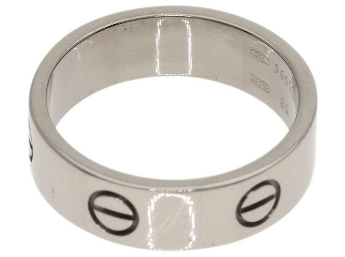 Anello Cartier Love #58 in oro bianco 18K - vista 6