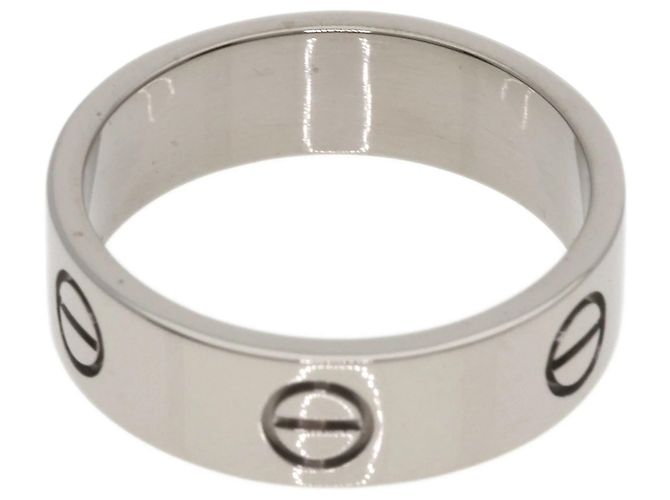 Anello Cartier Love #58 in oro bianco 18K - vista 8