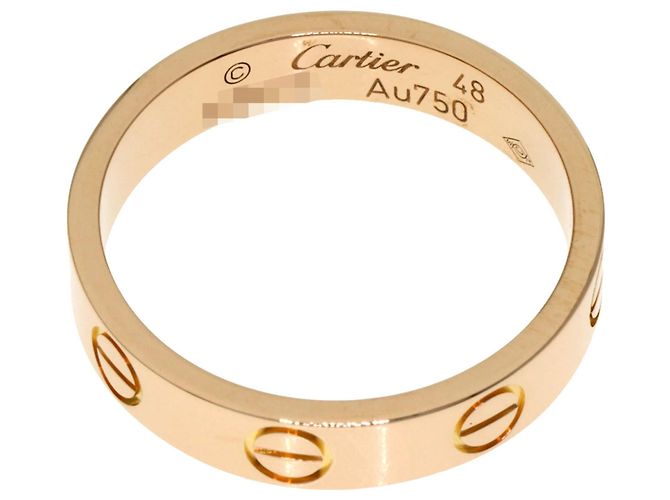 Anello Mini Love Cartier in oro rosa 18K - vista 4