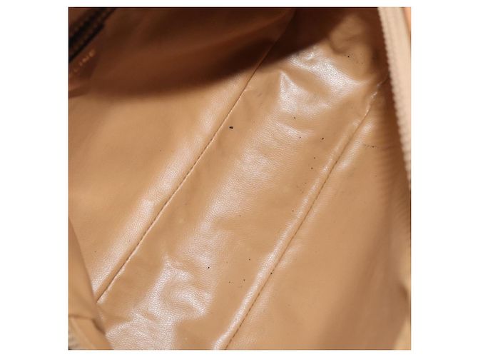 Céline Celine Vintage Macadam Canvas and Leather Beige - vista 5