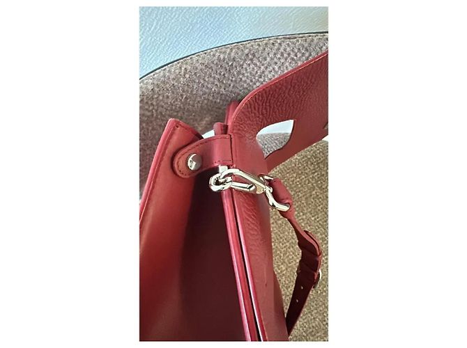 Borsa Dior Diorever in pelle granata bordeaux Bordò - vista 4