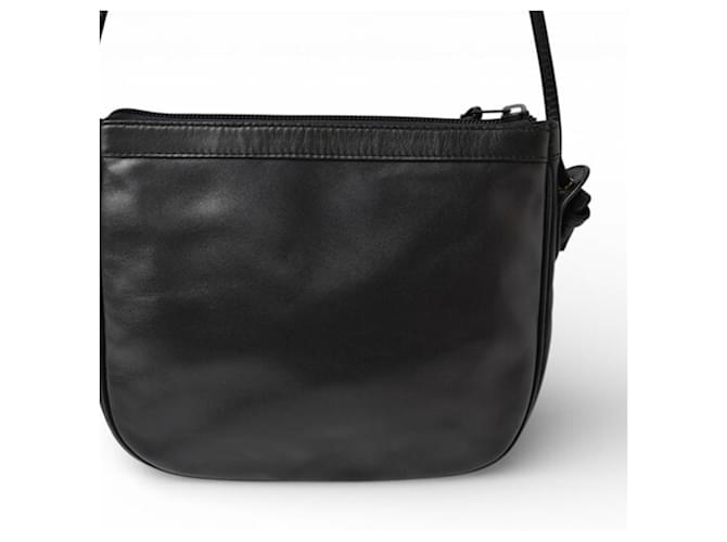 Borsa a spalla in pelle nera Loewe Nero - vista 4