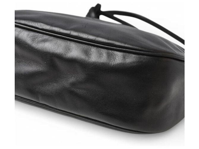 Borsa a spalla in pelle nera Loewe Nero - vista 5