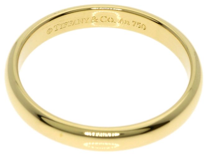 Anello nuziale da donna in oro giallo 18K Tiffany & Co. - vista 4