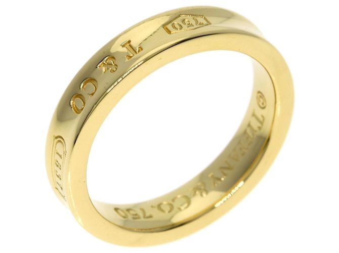 Anello Stretto Tiffany & Co. 1837 in Oro Giallo 18K - vista 2