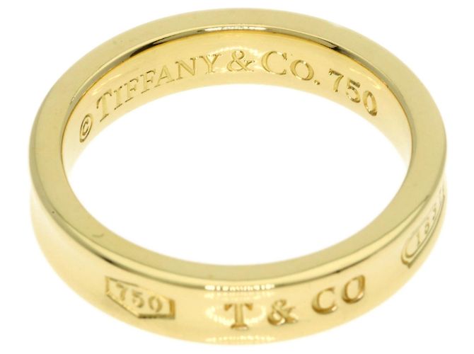 Anello Stretto Tiffany & Co. 1837 in Oro Giallo 18K - vista 4