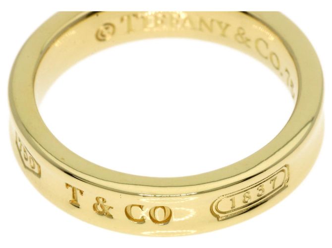 Anello Stretto Tiffany & Co. 1837 in Oro Giallo 18K - vista 8