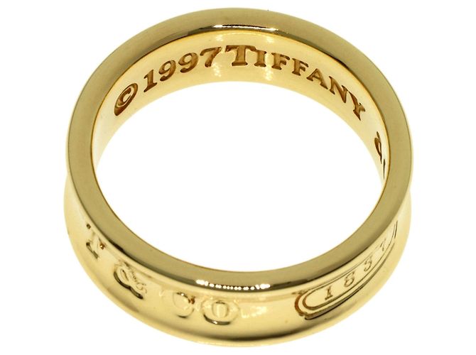 Anello Tiffany & Co. 1837 in oro giallo 18K - vista 4