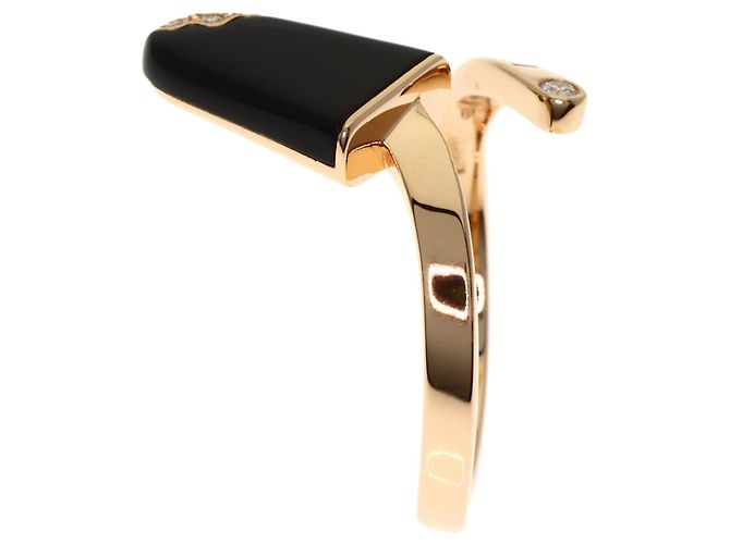 Bulgari Anello Bvlgari Gelati Onice e Diamante - vista 3