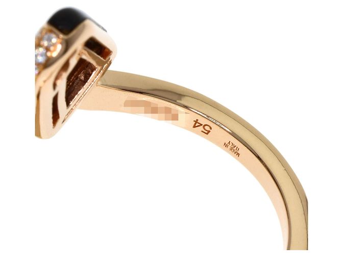 Bulgari Anello Bvlgari Gelati Onice e Diamante - vista 5