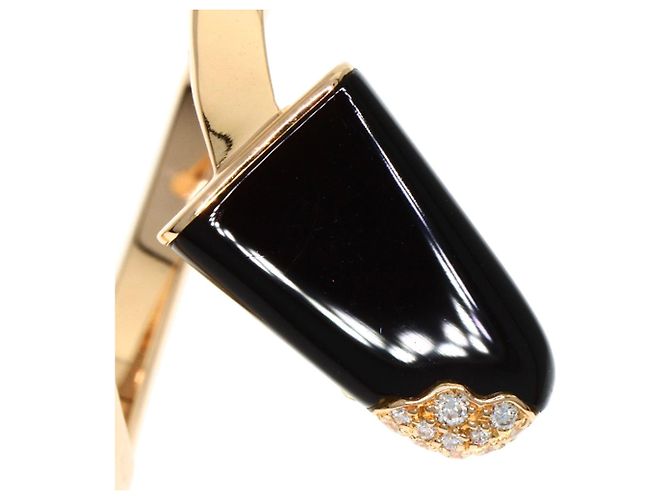Bulgari Anello Bvlgari Gelati Onice e Diamante - vista 8