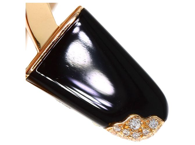 Bulgari Anello Bvlgari Gelati Onice e Diamante - vista 9