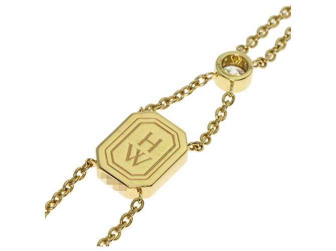 Bracciale in diamante con logo HW di Harry Winston - vista 4
