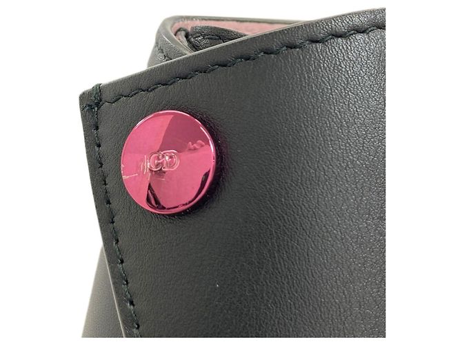 Borsa Tote Christian Dior Addict Nero Rosa - vista 17