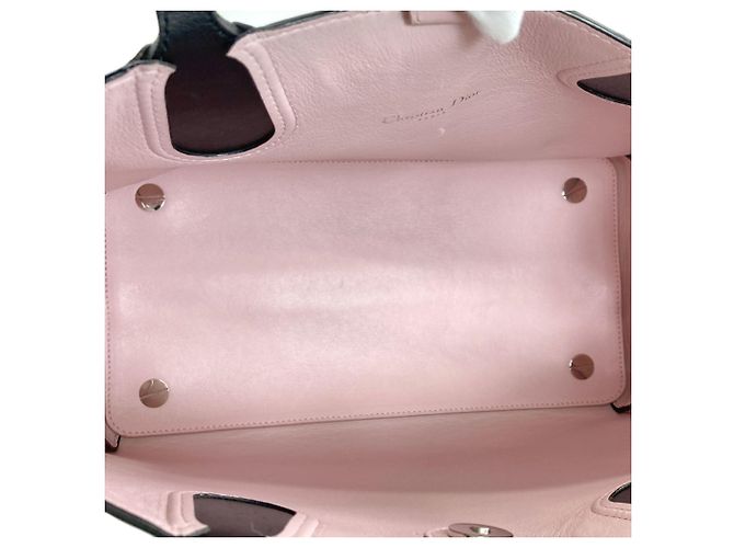 Borsa Tote Christian Dior Addict Nero Rosa - vista 5