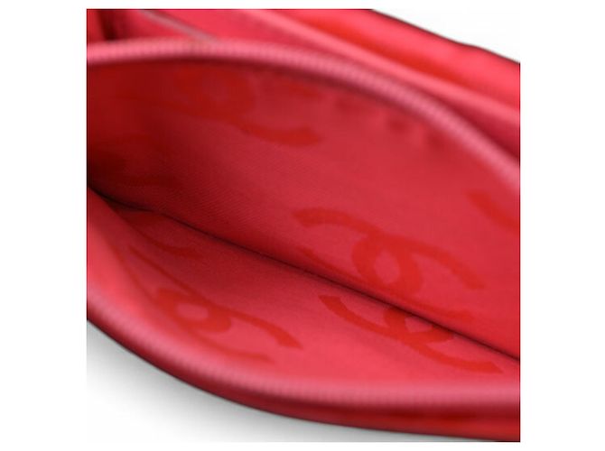 Cambon Billetera bi-fold Chanel Negro Rosa - vista 12