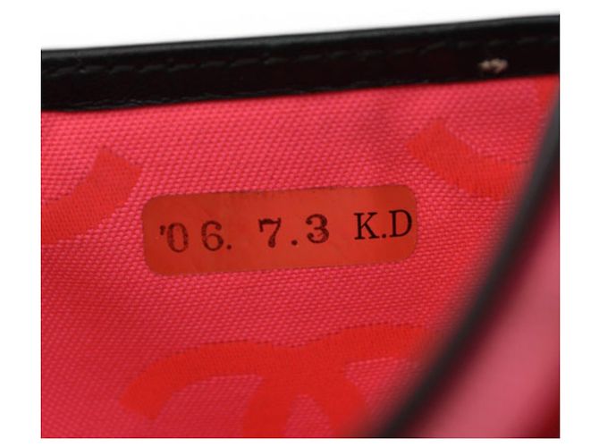 Cambon Billetera bi-fold Chanel Negro Rosa - vista 15