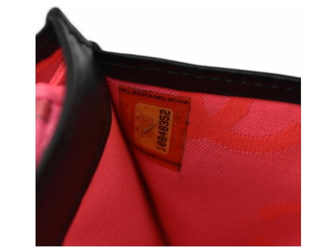 Cambon Billetera bi-fold Chanel Negro Rosa - vista 16
