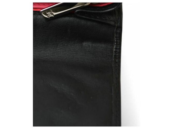 Cambon Billetera bi-fold Chanel Negro Rosa - vista 17