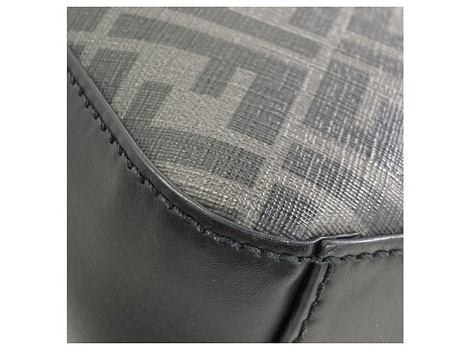 Fendi Diagonal Camera Case Umhängetasche Schwarz Gelb - Ansicht 22