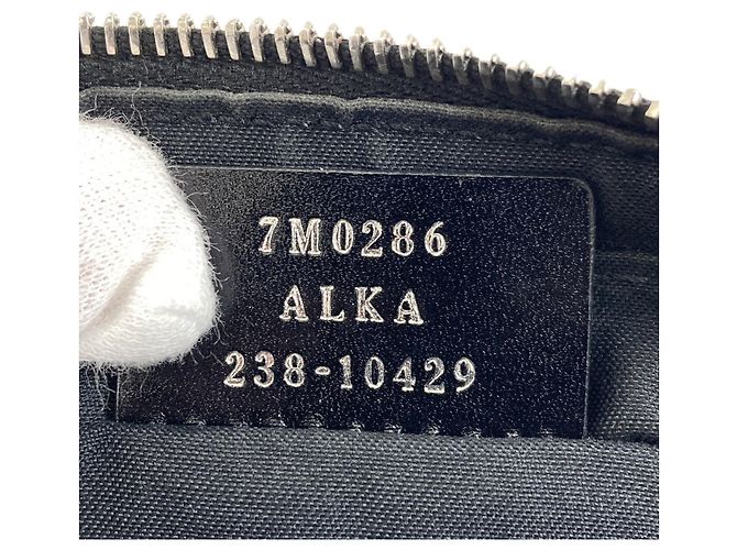 Fendi Diagonal Camera Case Umhängetasche Schwarz Gelb - Ansicht 7