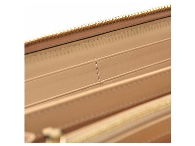 Portafoglio lungo Gucci GG Supreme beige e marrone - vista 8